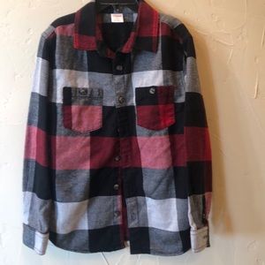 Gymboree boys long sleeve button down shirt, 7/8